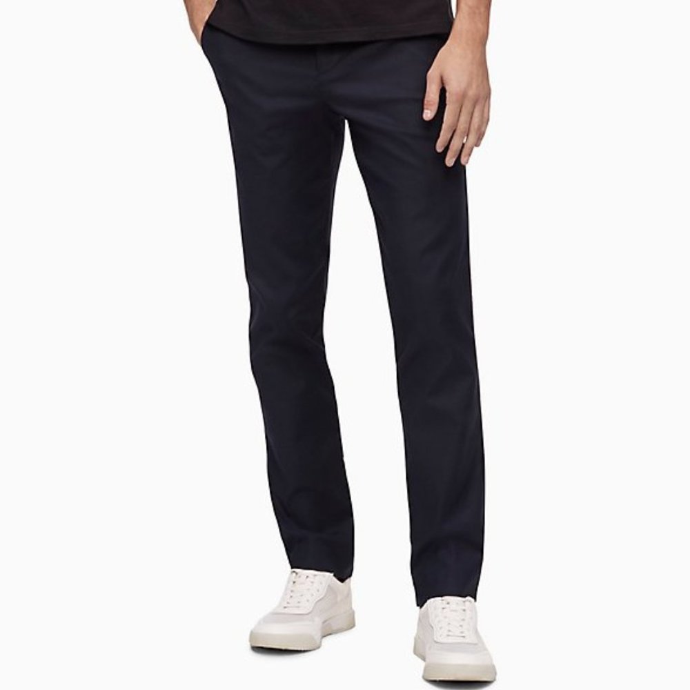 Navy Casual Stretch Chino